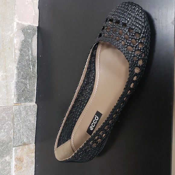 ECCO Women's Kelly Woven Ballet Flat - Picture 8 of 9